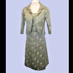 Vintage 1962 3-piece Silk Suit Dress - 10